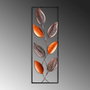 Wallity Leaf 3 Escultura de pared de metal multicolor
